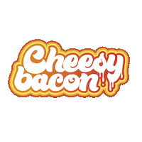 Cheesy Bacon Sticker by Naked vegan burger