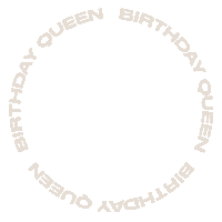 Birthday Queen Sticker