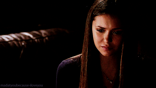 the vampire diaries cry GIF