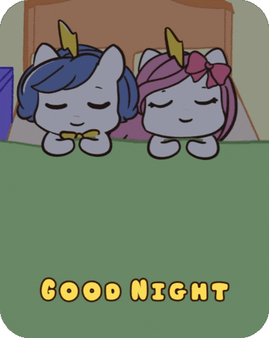 Rest Well Good Night GIF by Brave Unicorn