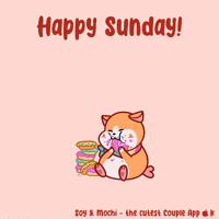 Happy Sunday Eating GIF by SoyandMochi