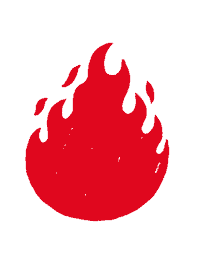 Fire Burn Sticker by bachans