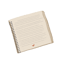 Book Paper Sticker by violetalujan