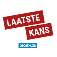 Last Chance Sticker by Decathlon
