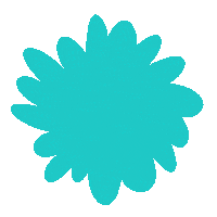 Happy Flower Sticker by Jackie Smith BA