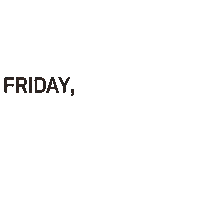 I Love You Friday Sticker by Indiemono
