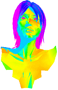 Art Girl Sticker by badblueprints
