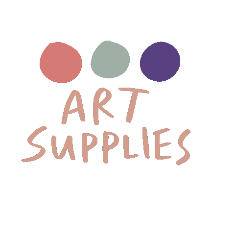 Art Supplies Sticker by Stickerrific