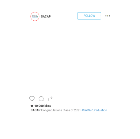 Graduation Frame Sticker by SACAP