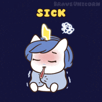 Sick Not Feeling Good GIF by Brave Unicorn