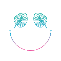 Koslik smile good vibes palm good vibes only Sticker