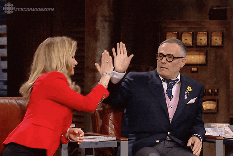 High Five Lets Go GIF by CBC
