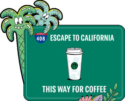 California 스타벅스 Sticker by starbuckskorea
