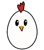 Chicken Easter Sticker by irina H