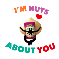 natureswonderssg love hug hearts nuts Sticker