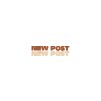 New Post Check Out Sticker