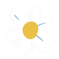 illustratingiris happy white flower flowers Sticker