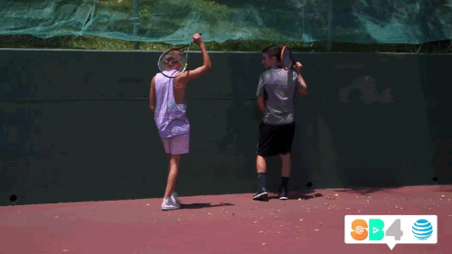 tennis chandler GIF by @SummerBreak