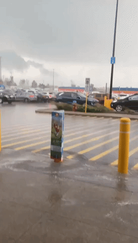 Shopper Caught in Tornado-Warned Storm in Southern Ontario