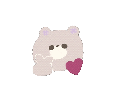 Bear Love Sticker