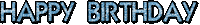 Happy Birthday Frases Sticker