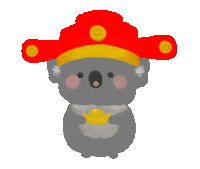 2sseeookk money koala wealth 發財 Sticker
