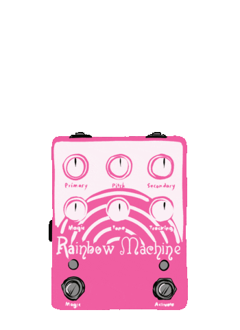 Pink Magic Sticker by EarthQuaker Devices