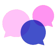 speech bubbles Sticker