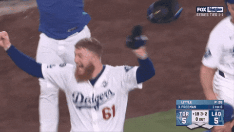 Los Angeles Dodgers Baseball GIF by MLB