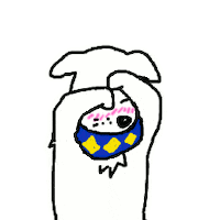 yingtaidibujar anime shy husky embarassed Sticker