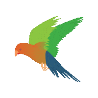 Bird Romance Sticker by Pan Macmillan Australia