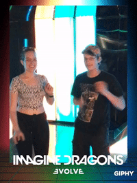 evolve GIF by IMAGINE DRAGONS ARCADE