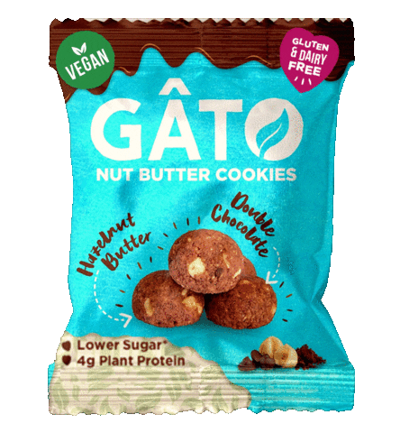gatoandco gato cookie snacks healthy snacks Sticker