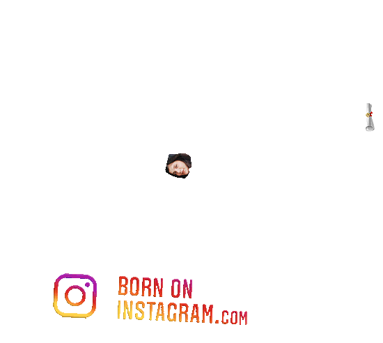 Smile Sticker by BORN ON INSTAGRAM