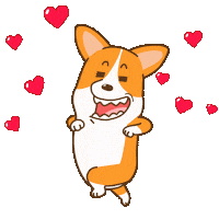 Corgi Shiba Sticker