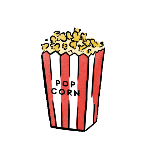 Pop Corn Movie Popcorn Sticker by kate spade new york
