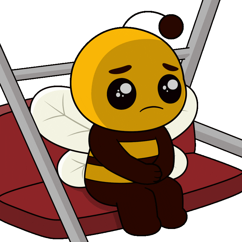 Miss You Waiting Sticker by Plan Bee Studios