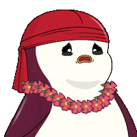 Stressed Out Monday Sticker by Pudgy Penguins