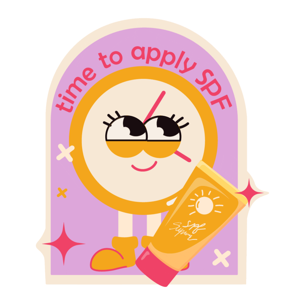 sixamglow giphyupload hydrate sunscreen spf Sticker