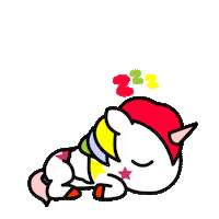 Work Out Sleeping Sticker by tokidoki