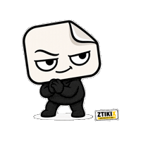 ztikix suspicious sneaky mischievous plotting Sticker