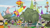 rocket flying GIF by South Park 