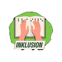 Inklusion Sticker by Klara Schedlich