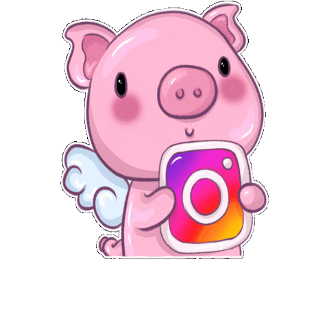 Instagram Pig Sticker