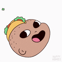 HappyHomies happy food yes excited GIF