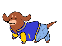 Teen Wolf Dog Sticker by Stefanie Shank