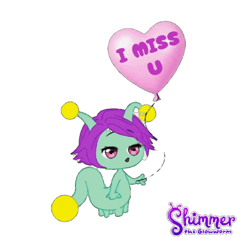 Sad I Miss You Sticker by ShimmertheGlowworm