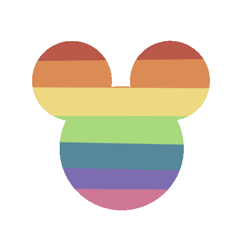 mariahsnewgroove giphyupload rainbow disney pride Sticker