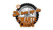 Zwarte Cross Sticker by Omroep Gelderland