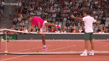Friends Hug GIF by Tennis TV